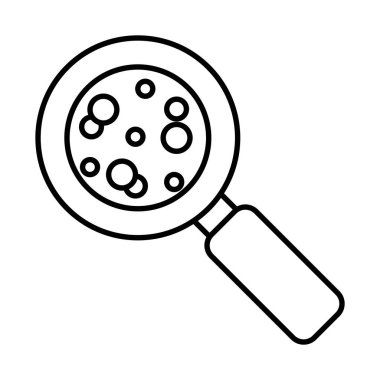 Bakterili büyüteç, çizgi biçimi