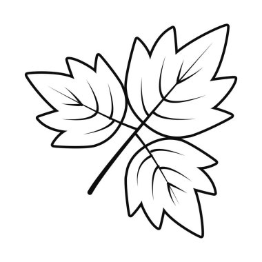 sonbahar yaprakları simgesi, satır biçimi