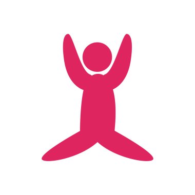 Avatar düz biçim ikon vektör tasarımı