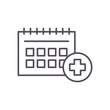 Çapraz çizgi biçim vektör tasarımlı takvim