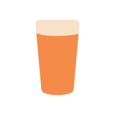 bira ikonu, düz stil