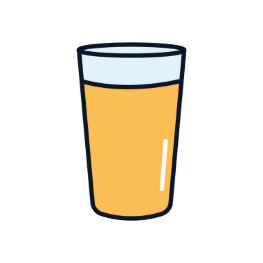 Bira bardağı ikonu, satır doldurma tarzı