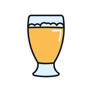 Lale birası ikon resmi, satır doldurma biçimi