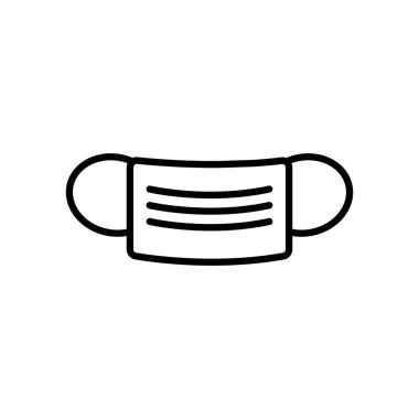 Ağız maskesi simgesi, satır biçimi