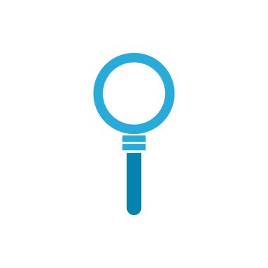 lupe düz biçim ikon vektör tasarımı