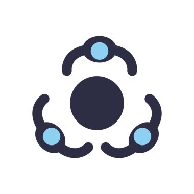 Görseller düz biçim ikon vektör tasarımı buluşması