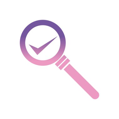 lupe gradyan biçim vektör tasarımı içerisindeki işareti işaretle