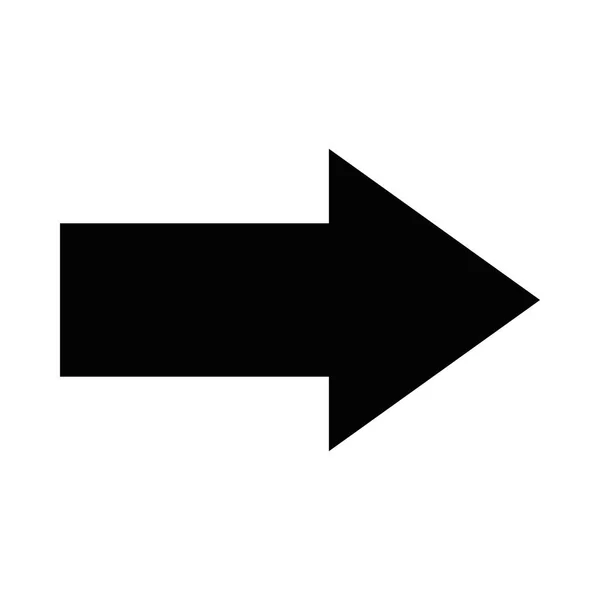 Fleche Droite Noir Icone Simple Image Vectorielle Par Juliarstudio C Illustration