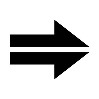 kesilen ok simgesi, siluet biçimi