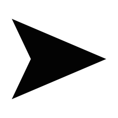 konum simgesi simgesi, siluet biçimi