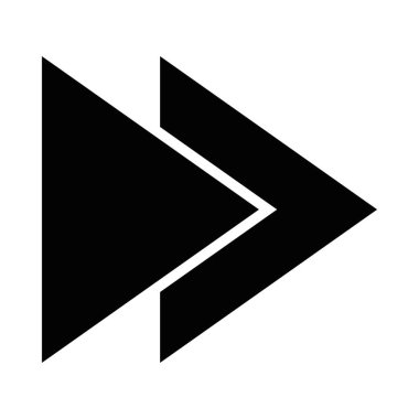 Sonraki ok simgesi, siluet biçimi