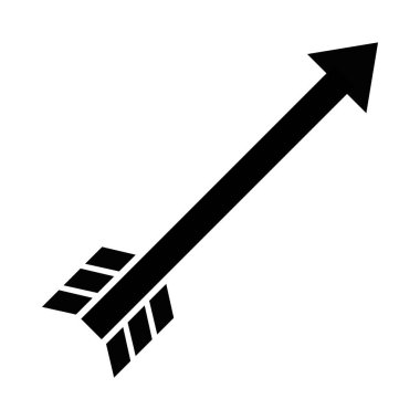 yay ok simgesi, siluet biçimi