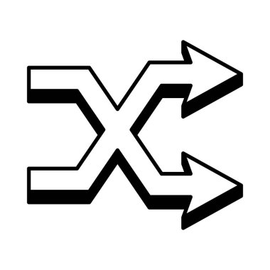 Ok simgesini, satır biçimini karıştır