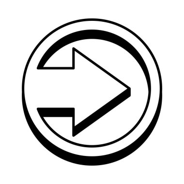 Sağ ok simgesi, satır biçimi