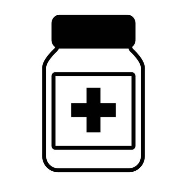 ilaç şişesi simgesi, satır biçimi