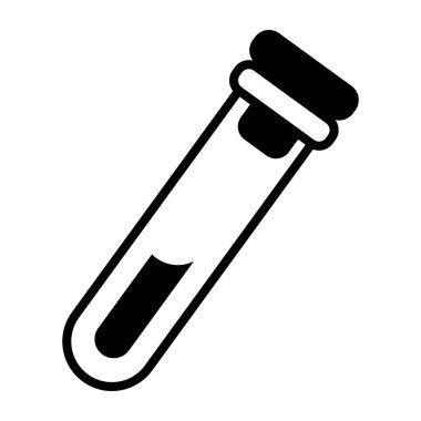 test tübü simgesi, satır biçimi