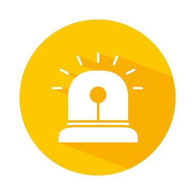 acil siren simgesi, blok biçimi