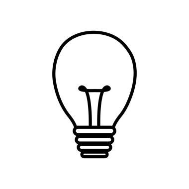 halojen ampul simgesi, satır biçimi