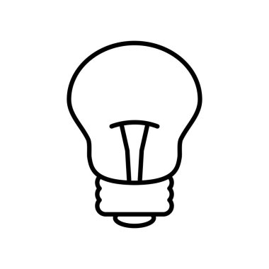 Geleneksel ampul ışığı simgesi, satır biçimi