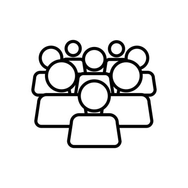 pictogram erkek simgesi grubu, satır biçimi