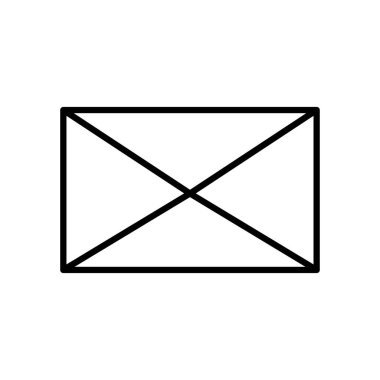 zarf simgesi resmi, satır biçimi