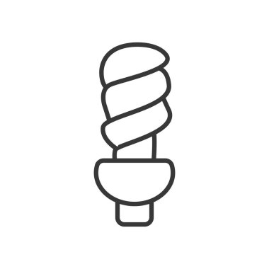 enerji tasarrufu ampul simgesi, satır biçimi