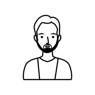 çizgi film yetişkin adam sakallı, çizgi tarzı