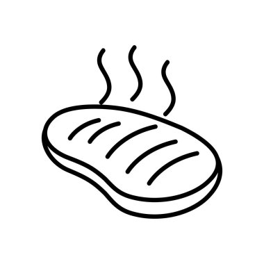 Sıcak biftek ikonu, sıra tarzı