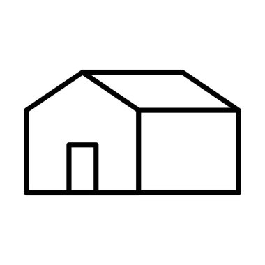 ev simgesi resmi, satır biçimi tasarımı