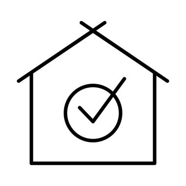 İşaretleme simgesi olan ev, satır biçimi