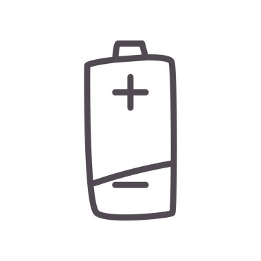 düşük pil çizgisi biçim vektör tasarımı