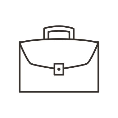 bavul çantası çizgisi biçim vektör tasarımı