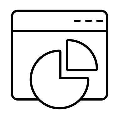 Grafik pasta grafikli web penceresi, satır biçimi