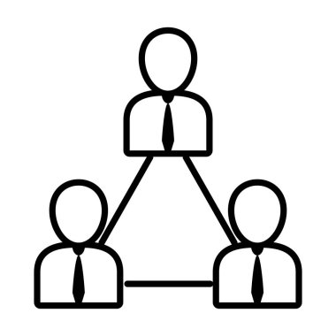 İş adamlarının Eşkenar Üçgeni, çizgi tarzı