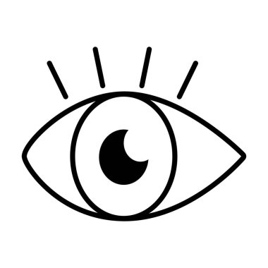 Göz simgesi resmi, satır biçimi