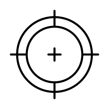 Crosshair simgesi resmi, satır biçimi