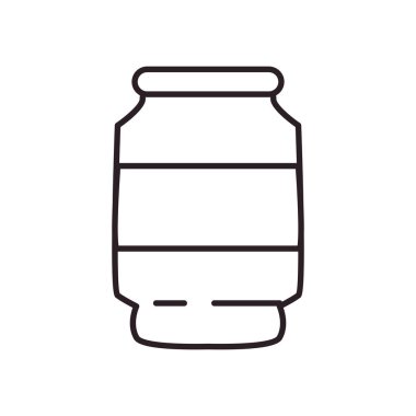 Soda satır biçimi ikon vektör tasarımı içebilir