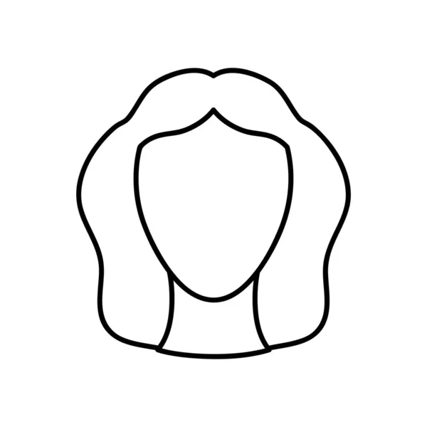 Concept d'astrologie, le symbole vierge de signe virgo, style ligne — Image vectorielle