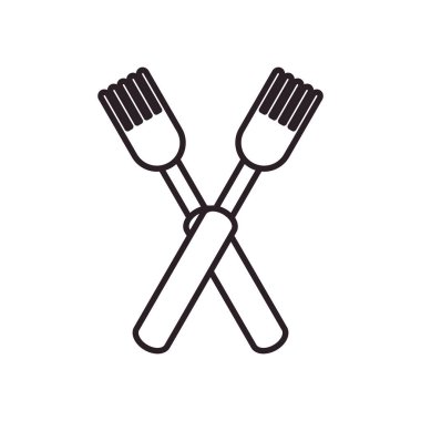 çatal çizgisi biçim ikon vektör tasarımı