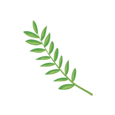 Yaprak simgesi içeren brunch, ayrıntılı biçim