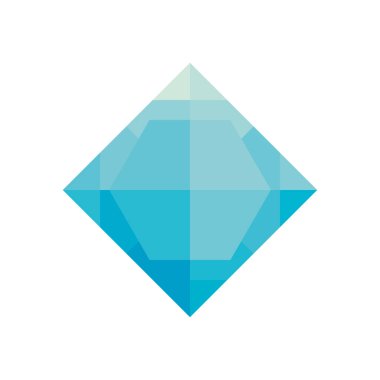 eşkenar dörtgen ve altıgen geometrik şekil simgesi, düz biçim