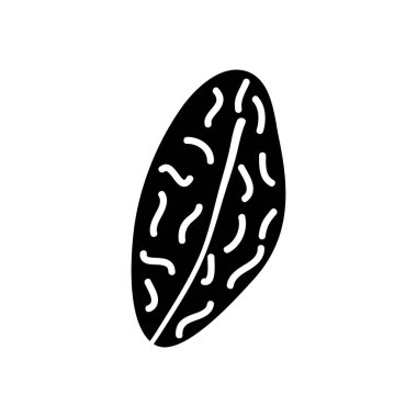 Manolya yaprağı simgesi, siluet biçimi