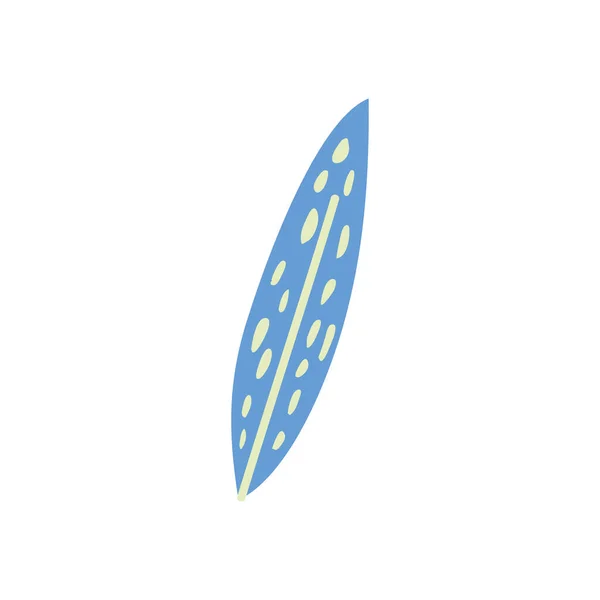 Aspidista φύλλο εικονίδιο, επίπεδη στυλ — Διανυσματικό Αρχείο