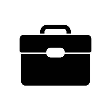 iş portföy simgesi, siluet biçimi