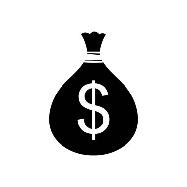 para çantası simgesi, siluet biçimi