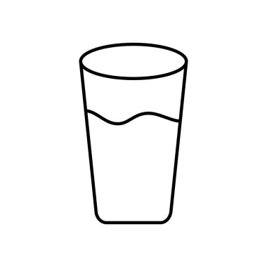 su camı simgesi, çizgi biçimi