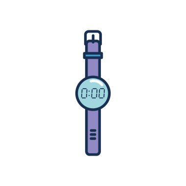 akıllı twatch simge resmi, satır doldurma biçimi