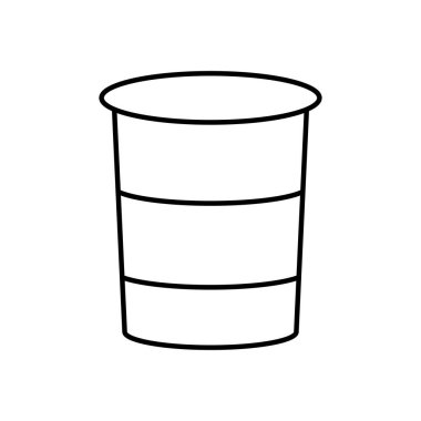 yoğurt kabı simgesi, satır biçimi