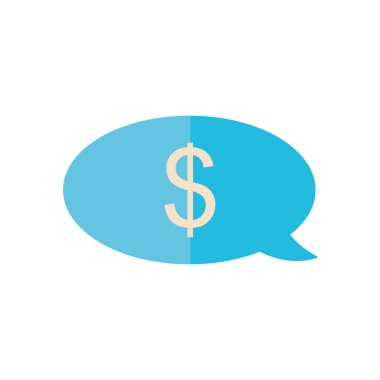 para simgesi simgesi olan konuşma balonu, düz biçim