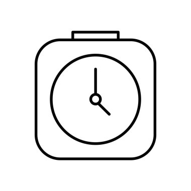 Alarm saat simgesi resmi, satır biçimi